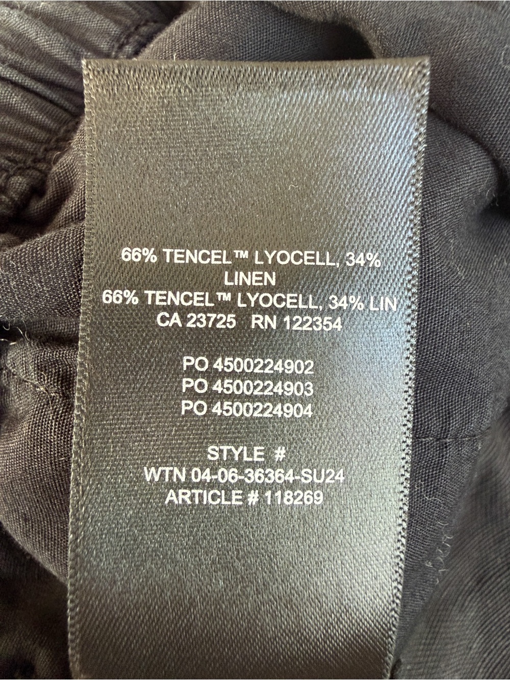 ARITZIA • The Lodge Pant - CruiseLinen™ in Black - Picture 13 of 14
